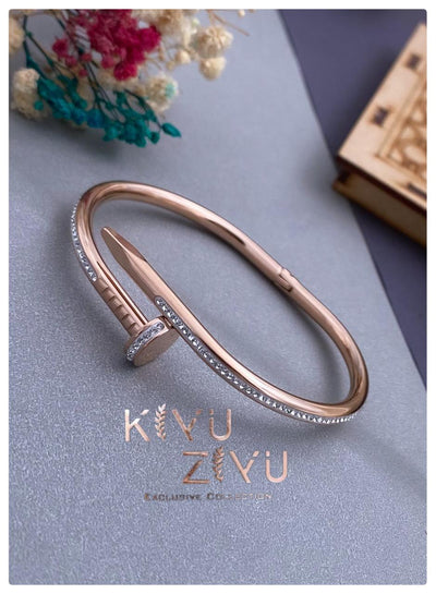 CZ Studded Elegant Cartier Bracelet