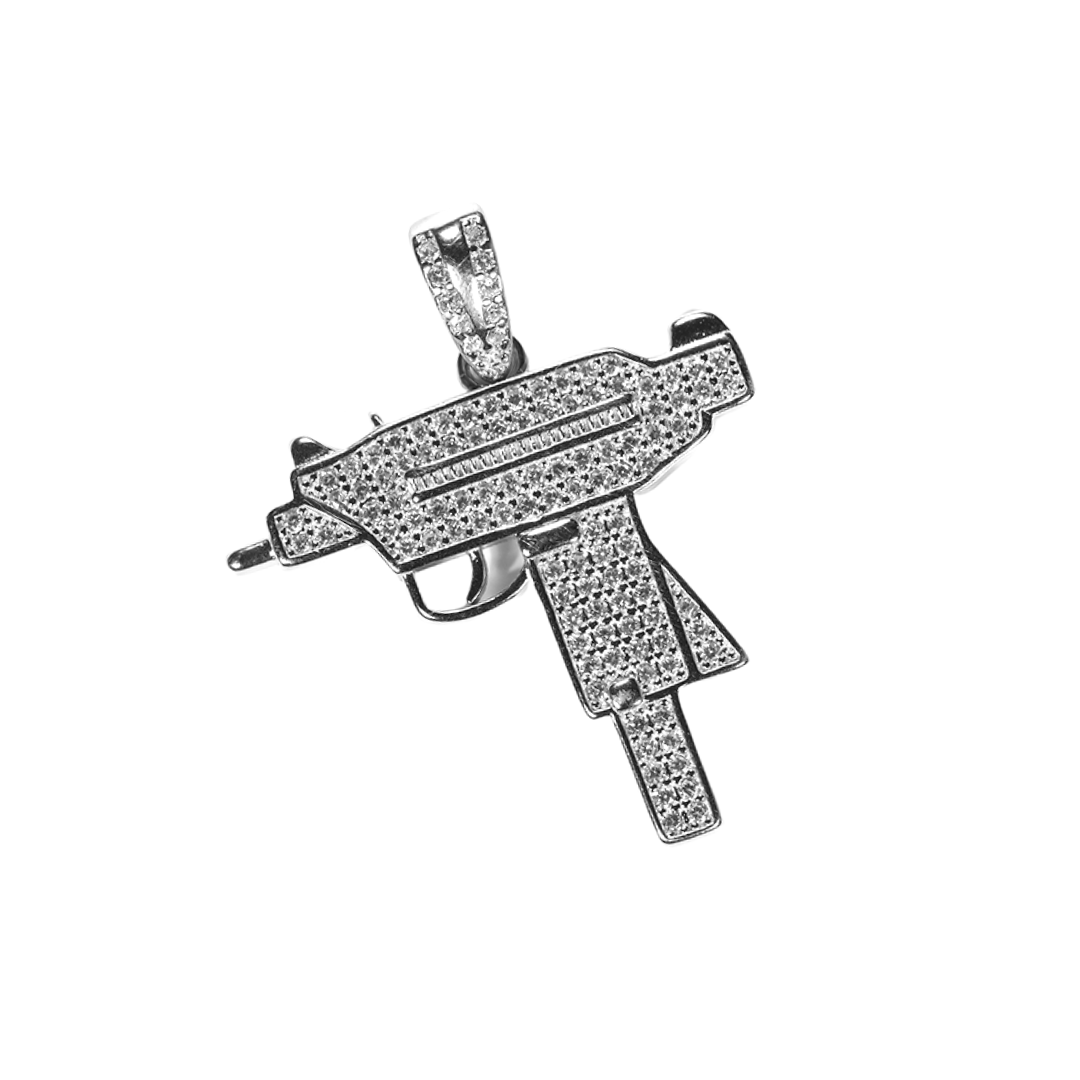 925 Sterling Silver | Gun Pendant