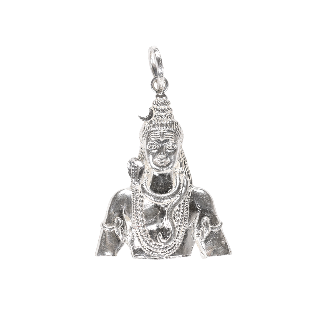 Mahakal/ Shivji Silver Pendant | 925 Sterling Silver