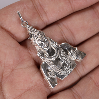 Mahakal/ Shivji Silver Pendant | 925 Sterling Silver