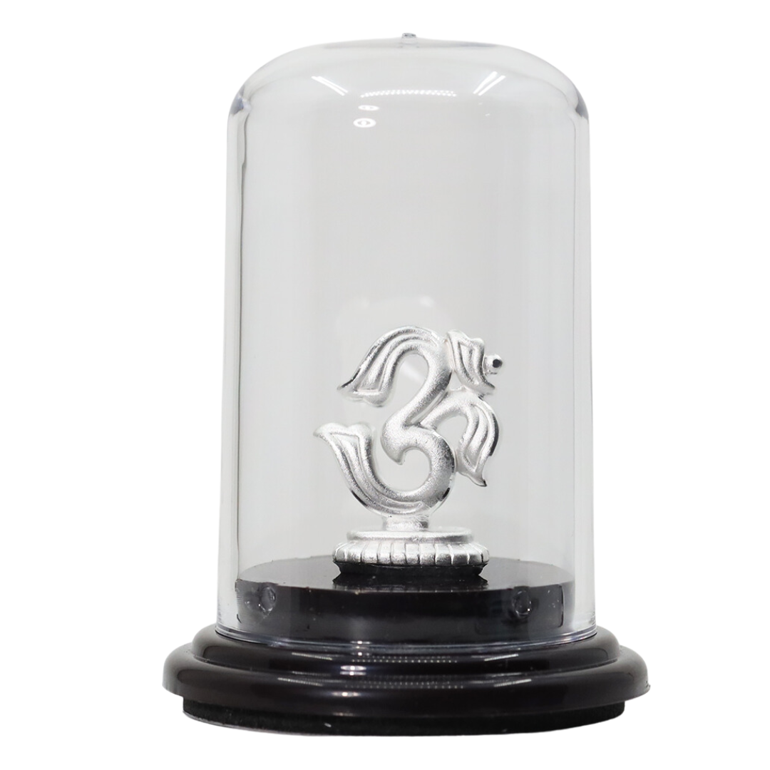 Samyukta 999 Pure Silver OM |Ideal gift for Home Décor, Housewarming, Car dashboard
