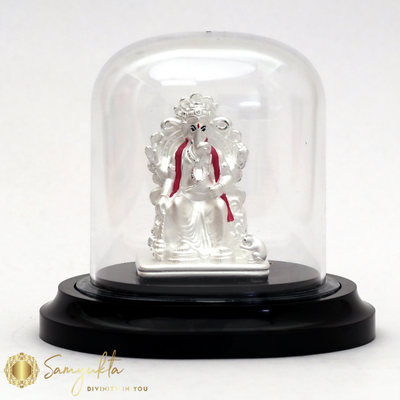Ganesh Ji 99.9% Pure Sterling Silver Idol