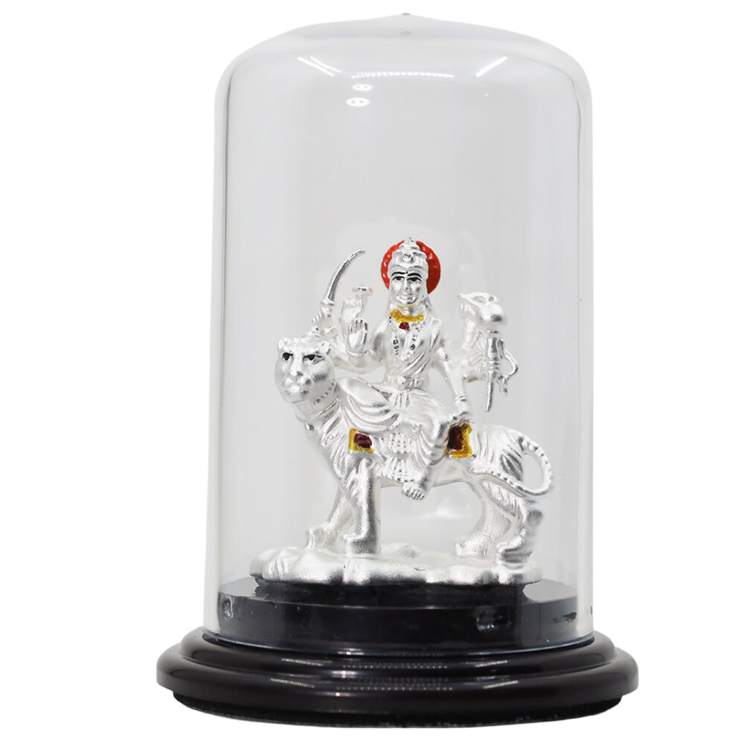Samyukta 999 Pure Silver Durga Maa |Ideal gift for Home Décor, Housewarming, Car dashboard