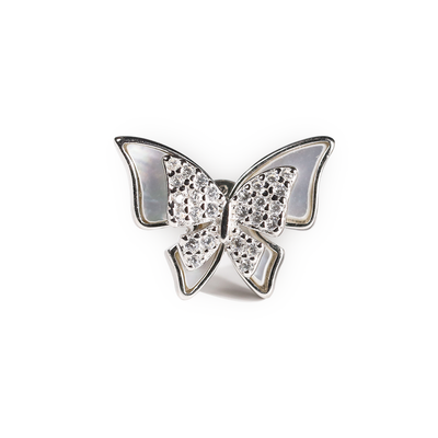 Elegant Butterfly Designer Stud/ Earrings | 925 Sterling Silver | Rose-Gold/ Silver Finish